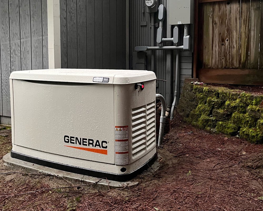 Generac home standby generator installation